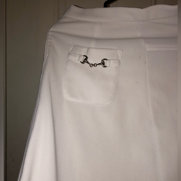 πΉ-White zip up front skirt- - Picture 4 of 9